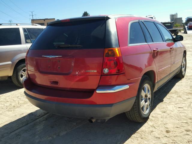 2C8GF68465R657260 - 2005 CHRYSLER PACIFICA T RED photo 4