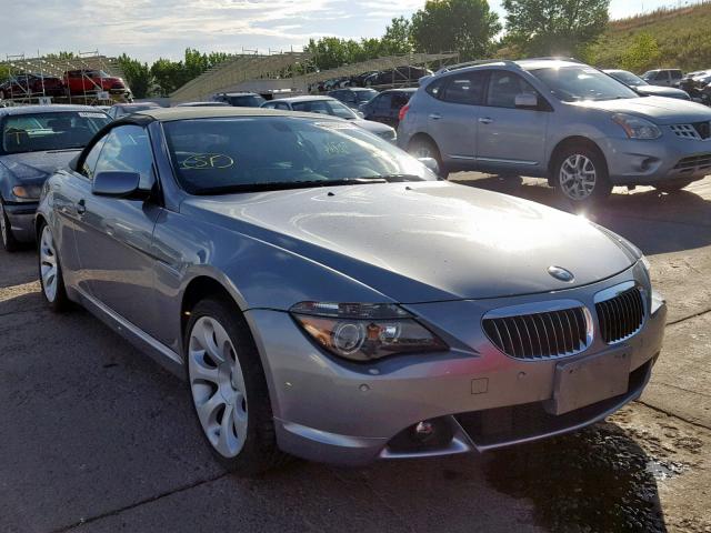 WBAEK13426CN79825 - 2006 BMW 650 I GRAY photo 1