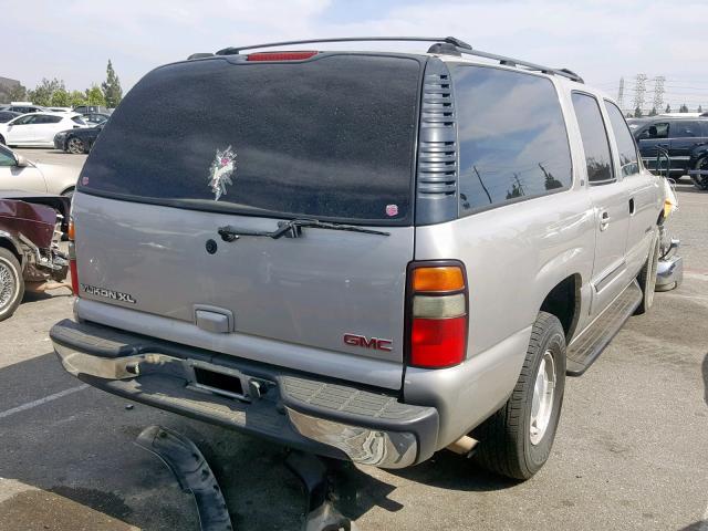 3GKEC16T24G333858 - 2004 GMC YUKON XL C SILVER photo 4