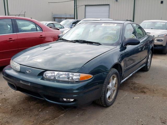 1G3NL52E73C193124 - 2003 OLDSMOBILE ALERO GL GREEN photo 2