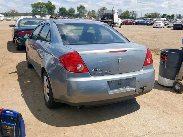 1G2ZF58B674217729 - 2007 PONTIAC G6 VALUE L BLUE photo 3