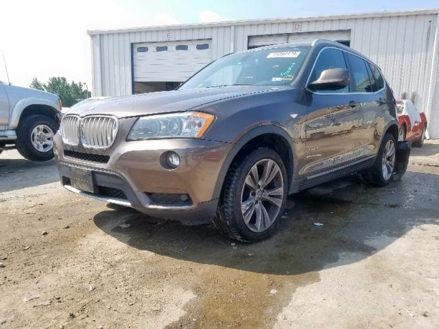 5UXWX7C59CL736524 - 2012 BMW X3 XDRIVE3 BROWN photo 2