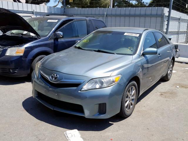 4T1BB3EK0BU141558 - 2011 TOYOTA CAMRY HYBR GRAY photo 2