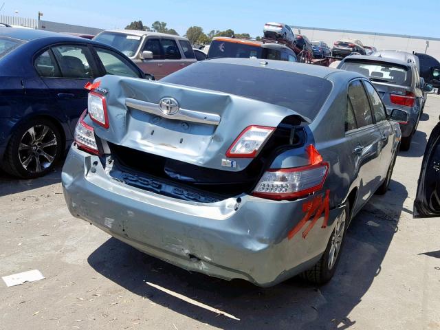 4T1BB3EK0BU141558 - 2011 TOYOTA CAMRY HYBR GRAY photo 4