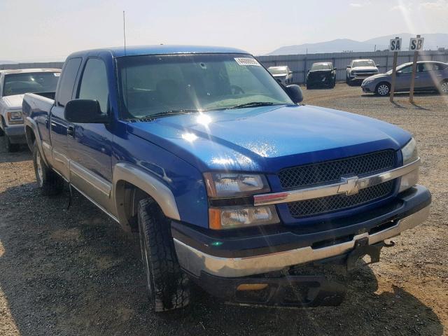 1GCEK19T33Z143205 - 2003 CHEVROLET SILVERADO BLUE photo 1