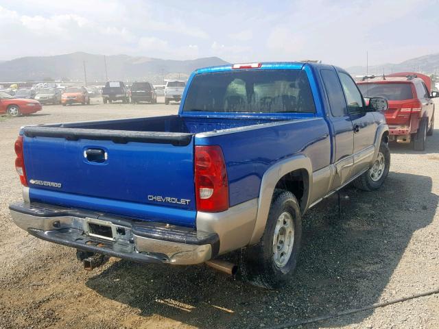 1GCEK19T33Z143205 - 2003 CHEVROLET SILVERADO BLUE photo 4