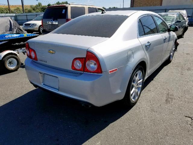 1G1ZE5E74BF389617 - 2011 CHEVROLET MALIBU LTZ 银色 照片 4
