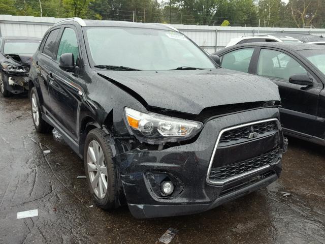 4A4AP3AU1DE010606 - 2013 MITSUBISHI OUTLANDER BLACK photo 1