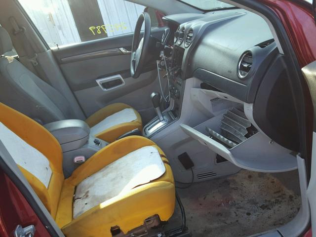 3GSCL33P78S666070 - 2008 SATURN VUE XE RED photo 5