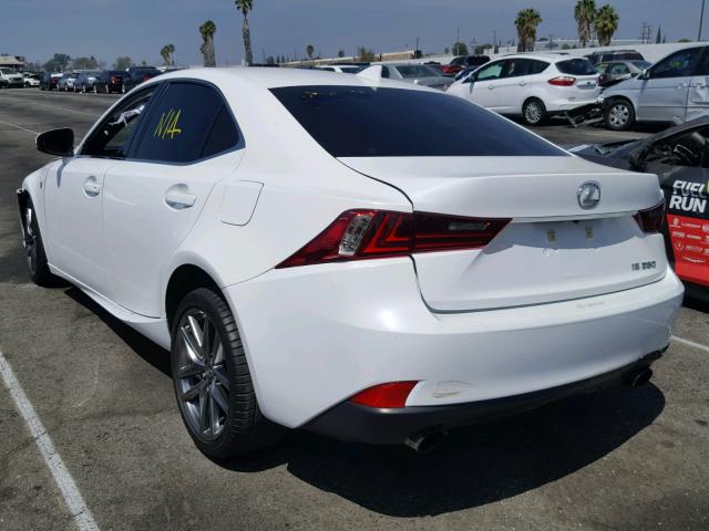 JTHBF1D2XE5024369 - 2014 LEXUS IS 250 WHITE photo 3