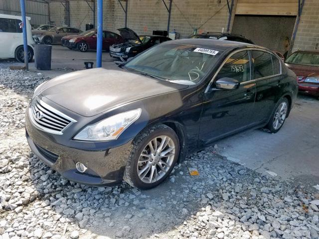 JN1CV6AP0AM200063 - 2010 INFINITI G37 BASE BLACK photo 2