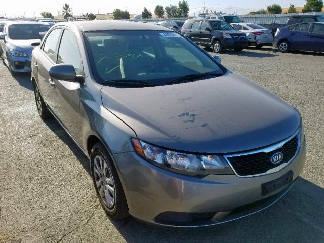 KNAFU4A25C5487240 - 2012 KIA FORTE EX SILVER photo 1