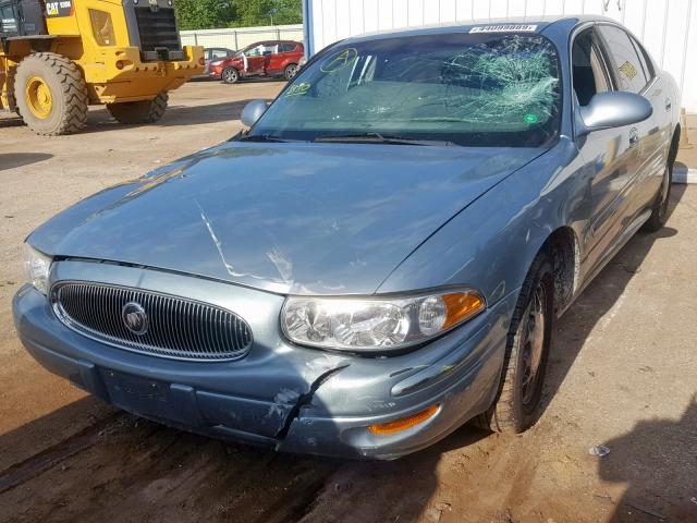 1G4HP52K634180443 - 2003 BUICK LESABRE CU BLUE photo 2