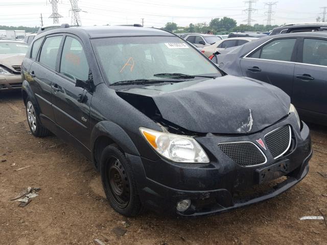 5Y2SL63825Z483336 - 2005 PONTIAC VIBE BLACK photo 1