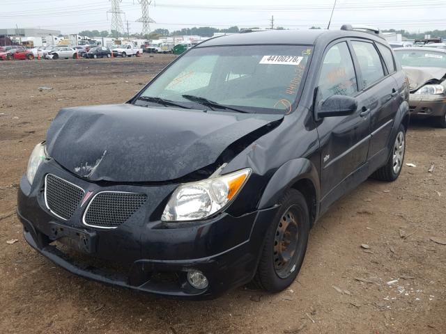 5Y2SL63825Z483336 - 2005 PONTIAC VIBE BLACK photo 2