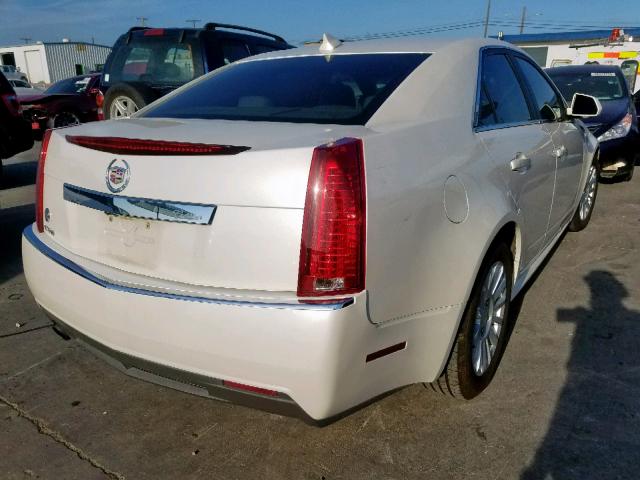 1G6DE5EY4B0118489 - 2011 CADILLAC CTS LUXURY WHITE photo 4