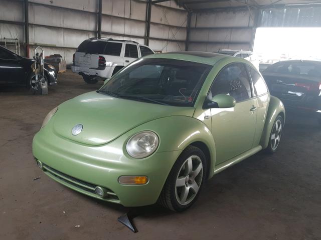 3VWCD21C43M421367 - 2003 VOLKSWAGEN NEW BEETLE 绿色 照片 2