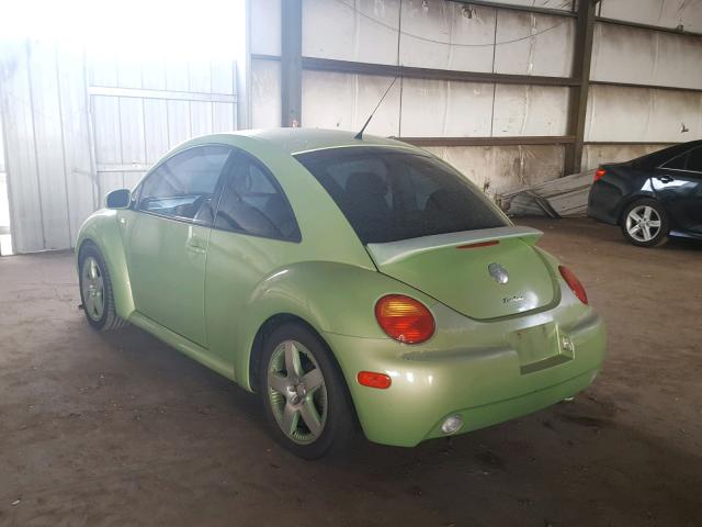 3VWCD21C43M421367 - 2003 VOLKSWAGEN NEW BEETLE 绿色 照片 3