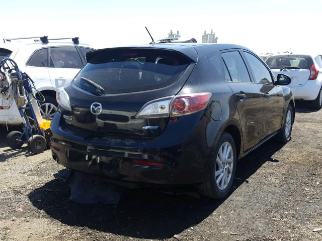 JM1BL1L74D1761239 - 2013 MAZDA 3 I BLACK photo 4