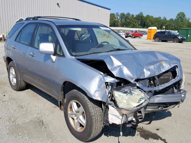 JTJHF10U020291304 - 2002 LEXUS RX 300 SILVER photo 1