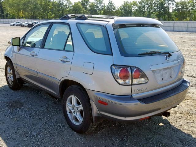 JTJHF10U020291304 - 2002 LEXUS RX 300 SILVER photo 3