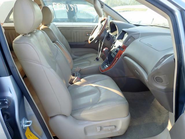 JTJHF10U020291304 - 2002 LEXUS RX 300 SILVER photo 5