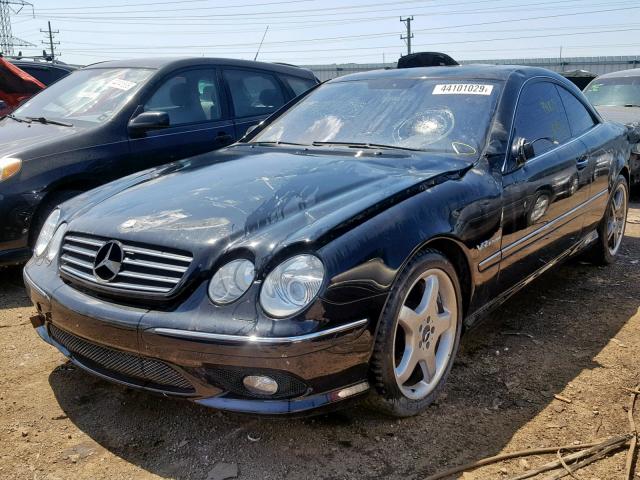 WDBPJ79J46A047016 - 2006 MERCEDES-BENZ CL 65 AMG BLACK photo 2