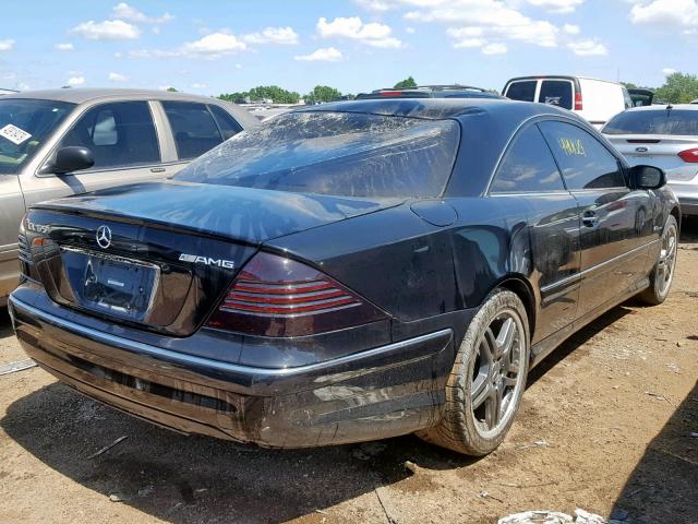 WDBPJ79J46A047016 - 2006 MERCEDES-BENZ CL 65 AMG BLACK photo 4