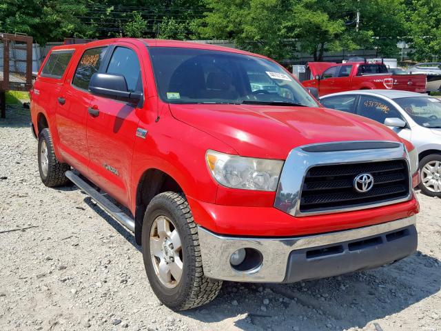 5TBDV54167S483979 - 2007 TOYOTA TUNDRA CRE RED photo 1