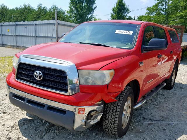 5TBDV54167S483979 - 2007 TOYOTA TUNDRA CRE RED photo 2