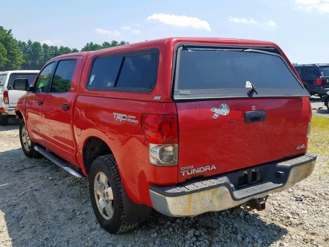 5TBDV54167S483979 - 2007 TOYOTA TUNDRA CRE RED photo 3