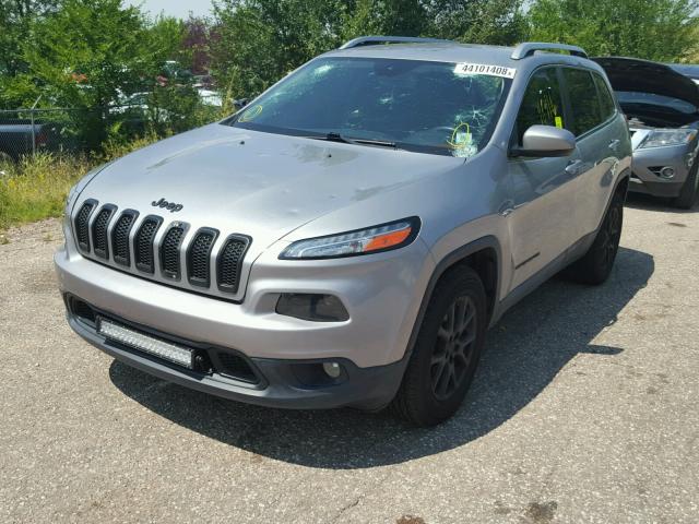 1C4PJMCS2FW538561 - 2015 JEEP CHEROKEE L GRAY photo 2