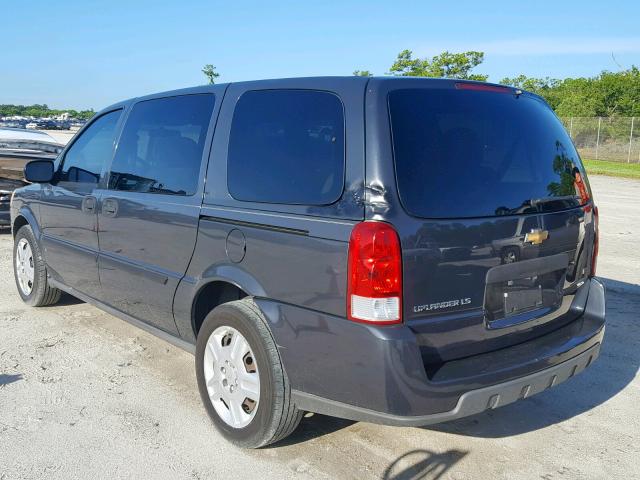 1GNDV23W78D130495 - 2008 CHEVROLET UPLANDER L GRAY photo 3