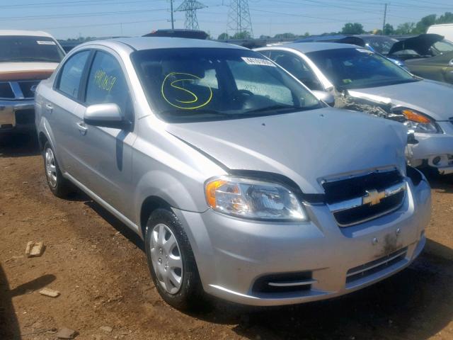 KL1TD5DE2BB234966 - 2011 CHEVROLET AVEO LS SILVER photo 1