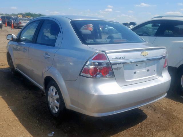 KL1TD5DE2BB234966 - 2011 CHEVROLET AVEO LS SILVER photo 3