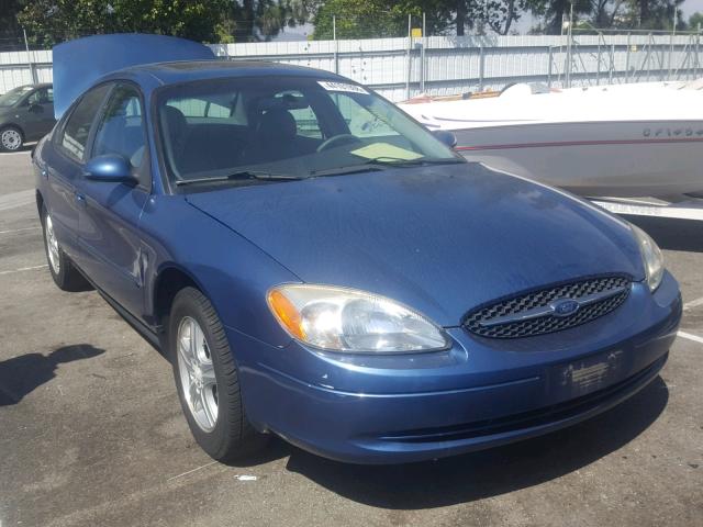 1FAFP56S52A126837 - 2002 FORD TAURUS SEL BLUE photo 1