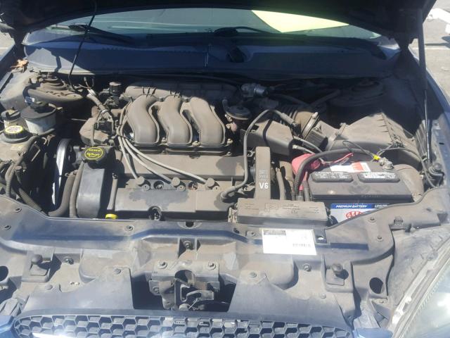 1FAFP56S52A126837 - 2002 FORD TAURUS SEL BLUE photo 7