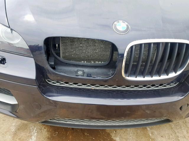 5UXFG2C59BLX05985 - 2011 BMW X6 XDRIVE3 BLACK photo 9