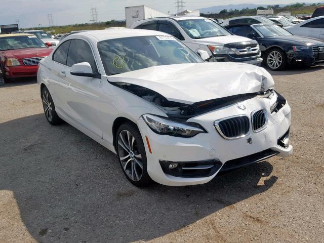 WBA1F9C58GV742557 - 2016 BMW 228 I WHITE photo 1