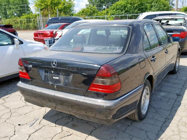 WDBHA29G2WA525381 - 1998 MERCEDES-BENZ C 280 BLACK photo 4