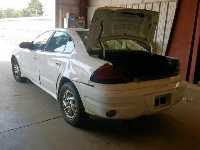1G2NF52E14M541829 - 2004 PONTIAC GRAND AM S WHITE photo 3
