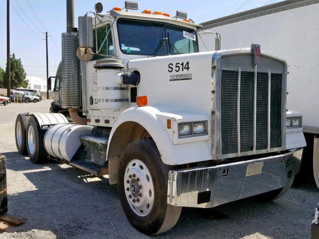 1XKWDB9X6FS323061 - 1985 KENWORTH CONSTRUCTI WHITE photo 1