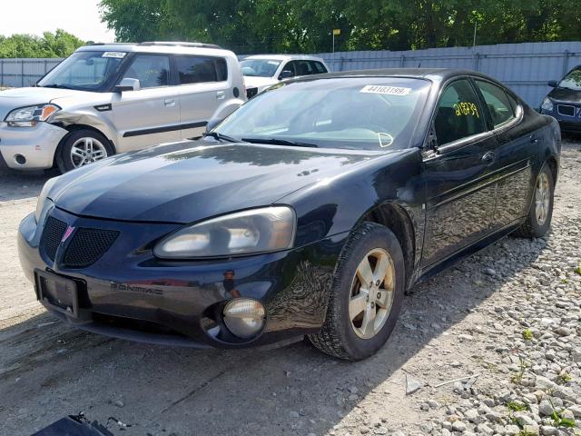 2G2WP552881175954 - 2008 PONTIAC GRAND PRIX BLACK photo 2