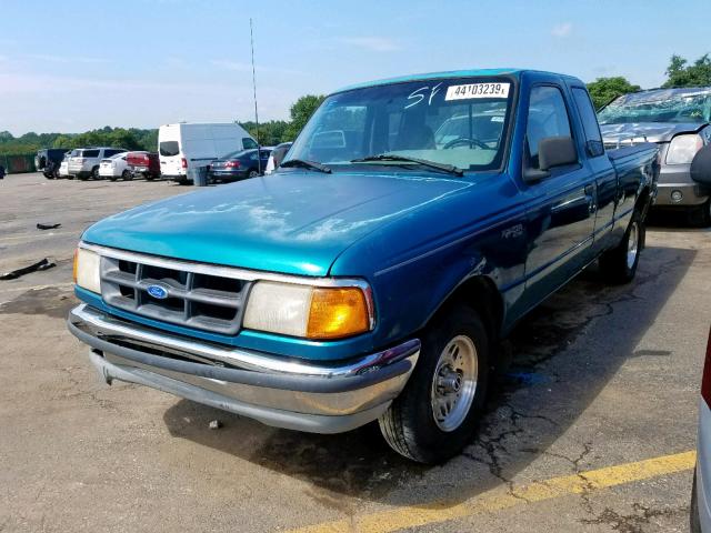 1FTCR14A3RTA59423 - 1994 FORD RANGER SUP TEAL photo 2