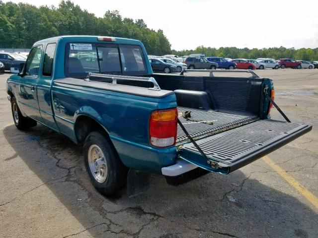 1FTCR14A3RTA59423 - 1994 FORD RANGER SUP TEAL photo 3