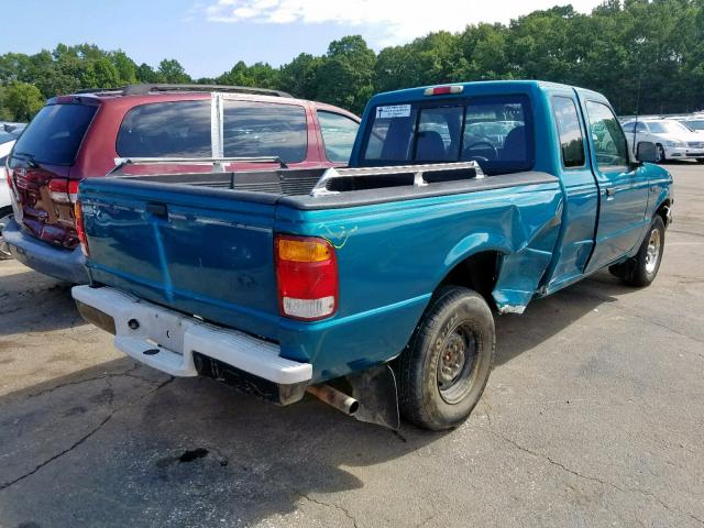 1FTCR14A3RTA59423 - 1994 FORD RANGER SUP TEAL photo 4