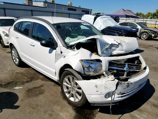 1B3CB5HAXBD141382 - 2011 DODGE CALIBER HE WHITE photo 1