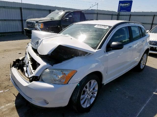 1B3CB5HAXBD141382 - 2011 DODGE CALIBER HE WHITE photo 2