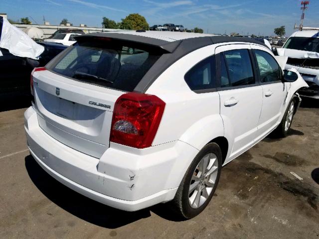 1B3CB5HAXBD141382 - 2011 DODGE CALIBER HE WHITE photo 4