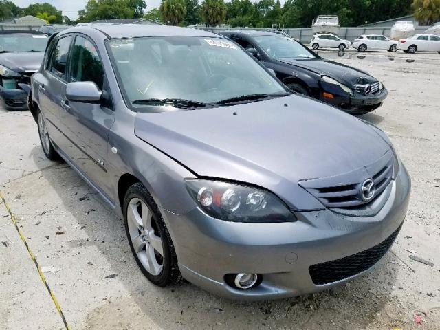 JM1BK343151333446 - 2005 MAZDA 3 HATCHBAC GRAY photo 1